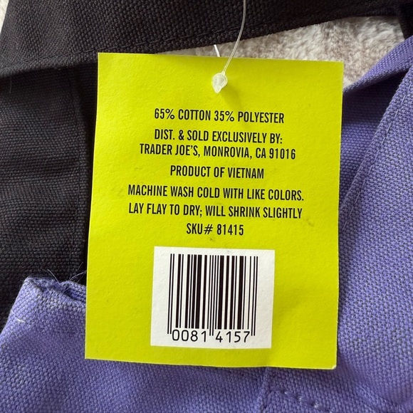 NWT (Set of 4) Trader Joe’s Halloween Mini Canvas Totes - Picture 9 of 13